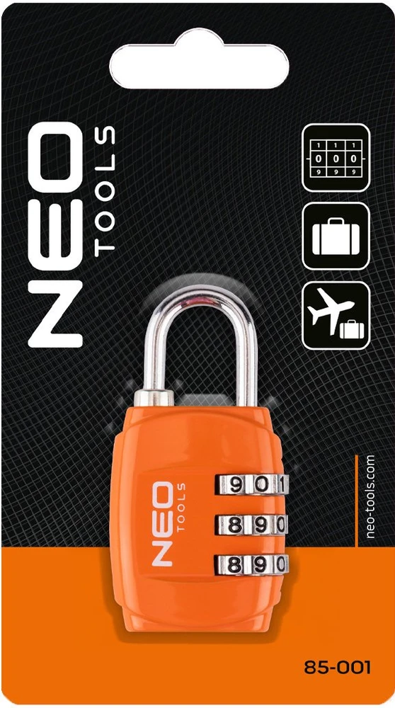 Neo Tools Spintelės spyna 58×30×13 mm