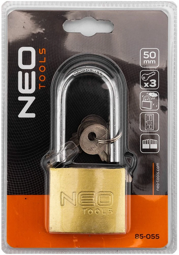 Kłódka Ilga spyna su apkaba, 50 mm, 3 raktai