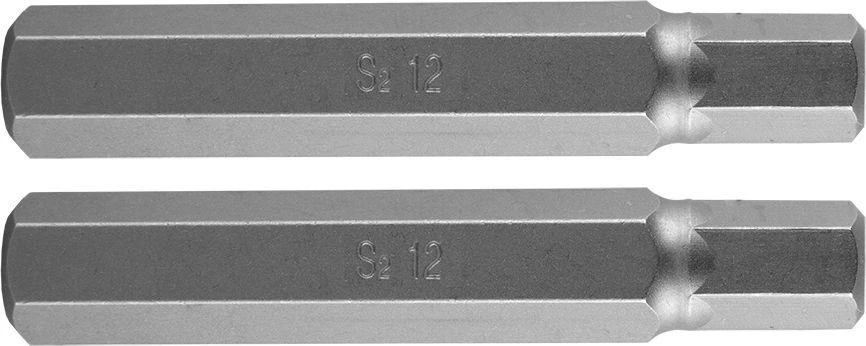 Końcówka Šešiakampis antgalis 12 x 75 mm, S2, 2 vnt.