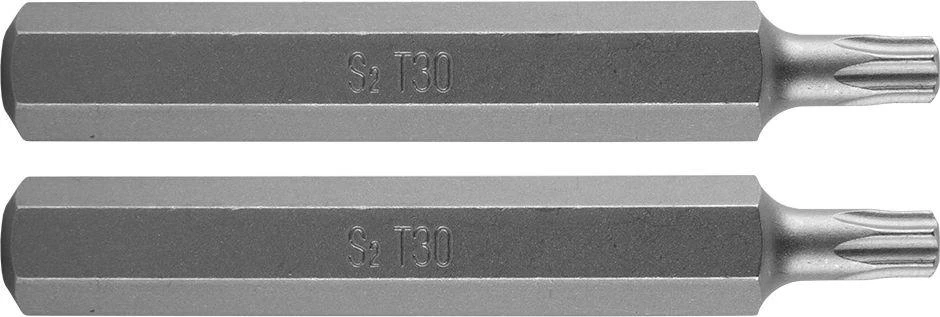 Końcówka Torx antgalis T30 x 75 mm, S2, 2 vnt.