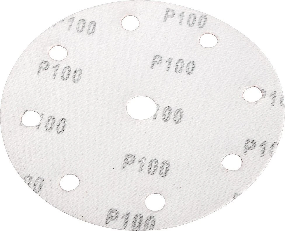 Krążki Šlifavimo diskai 150 mm, xa0P100, 5 vnt., su 9 skylėmis, skirti 04-721