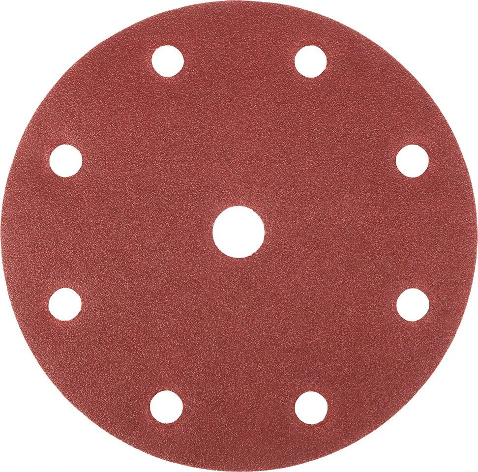 Krążki Šlifavimo diskai 150 mm, xa0P180, 5 vnt., su 9 skylėmis, skirti 04-721
