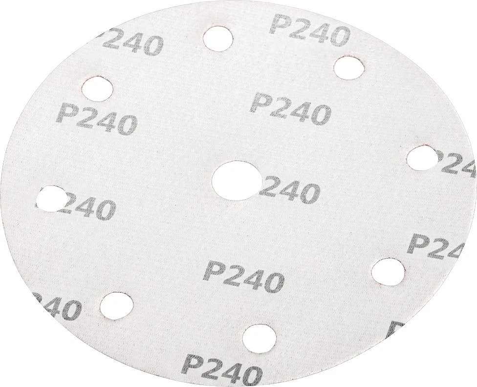 Krążki Šlifavimo diskai 150 mm, xa0P240, 5 vnt., su 9 skylėmis, skirti 04-721