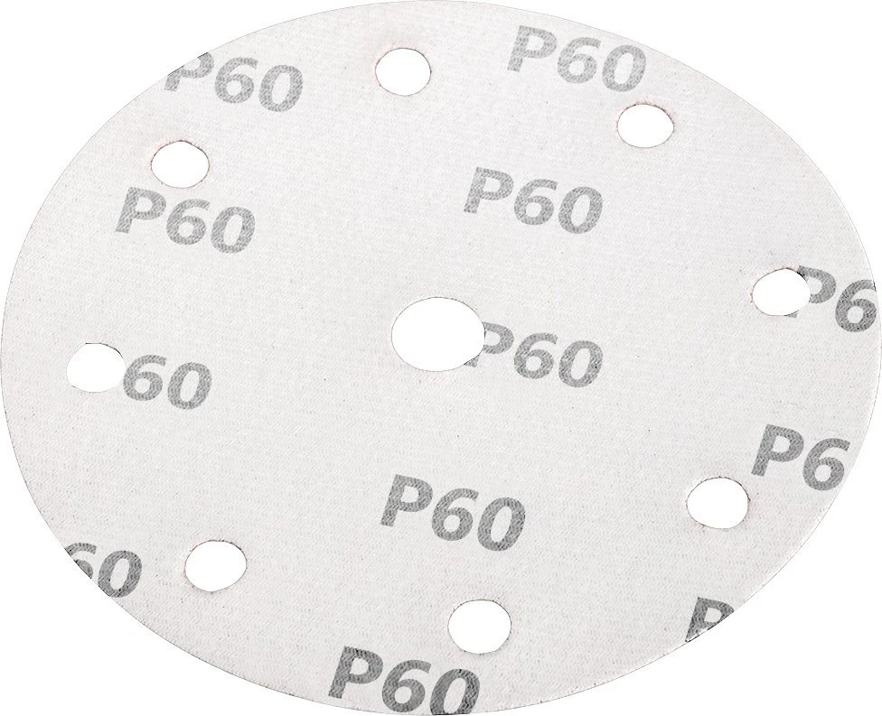 Krążki Šlifavimo diskai 150 mm, xa0P60, 5 vnt., su 9 skylėmis, skirti 04-721