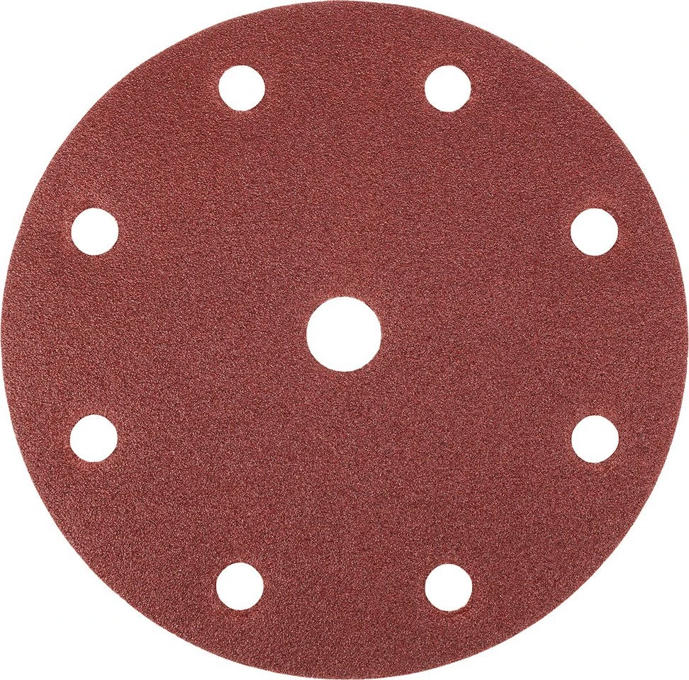 Krążki Šlifavimo diskai 150 mm, xa0P60, 5 vnt., su 9 skylėmis, skirti 04-721