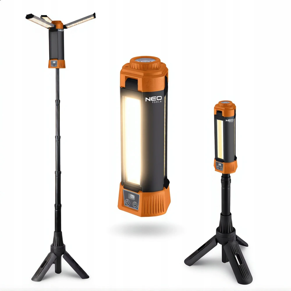 Neo Tools Lampa akumuliatorinė ze statywem 3000 lm
