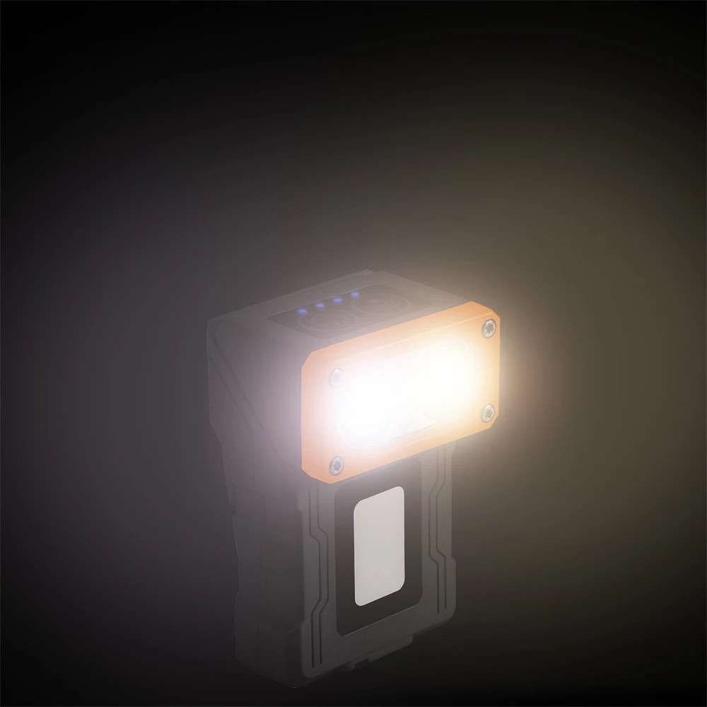 Lampa 500 lm įkraunamas priekinis žibintas su pagrindu