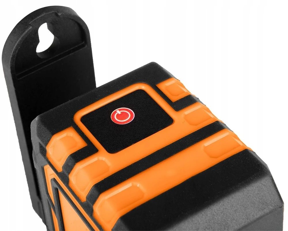 Neo Tools lazerinis 20 m kryžminis lazeris su dėklu ir magnetiniu laikikliu, raudonas