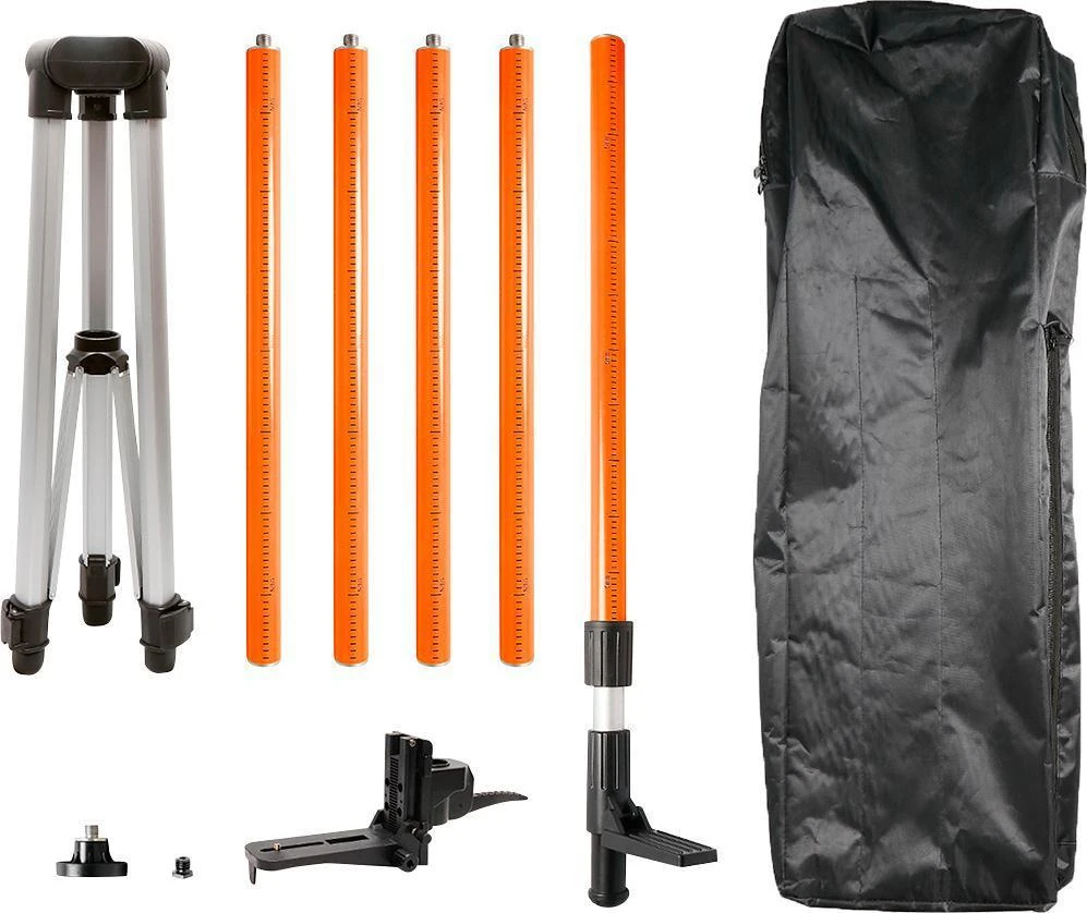 Neo Tools Tyczka Lazerio stulpas su trikoju 3,7 m
