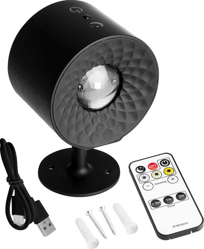 Lampa LED vidaus apšvietimas + nuotolinio valdymo pultas 2500 mAh