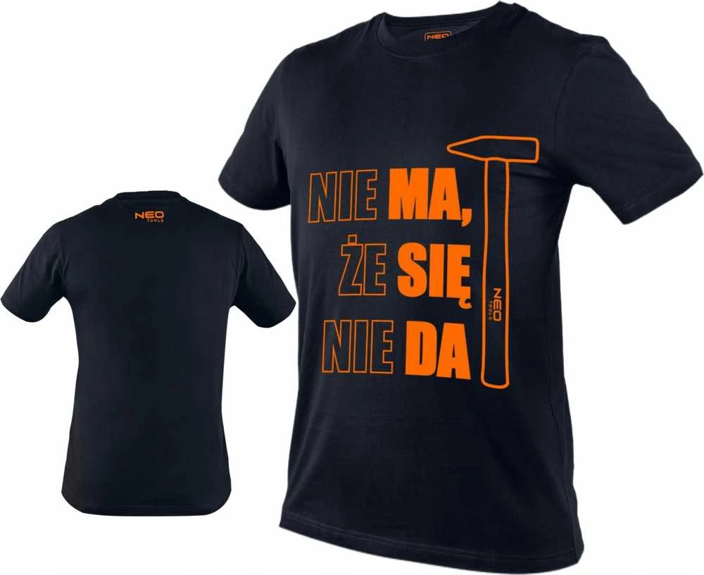 T Shirt Marškinėliai su spauda, ​​MA SIĘ DO, M dydis
