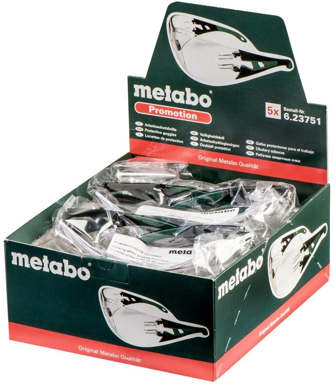 Metabo apsauginių akinių rinkinys dėžutėje