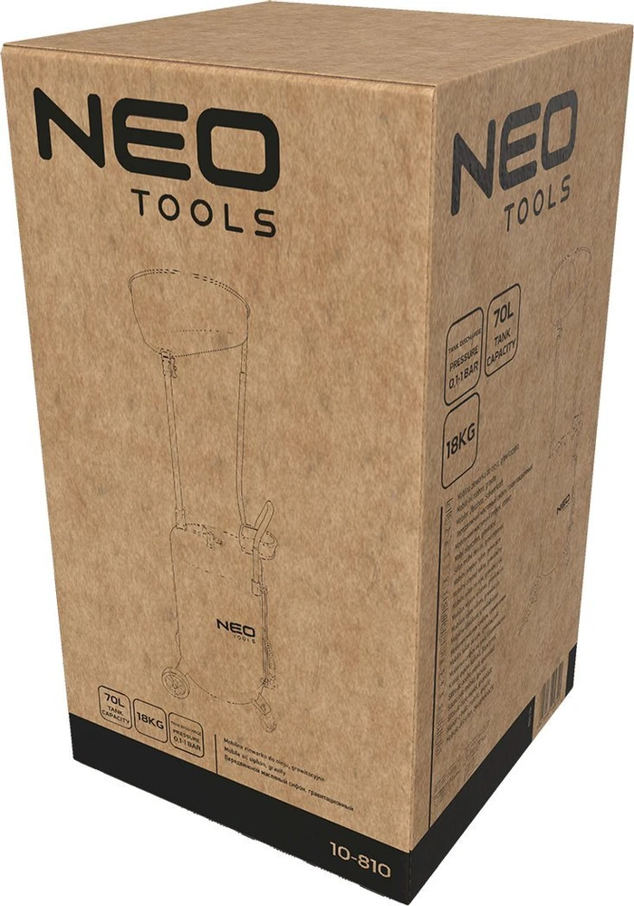 Neo Tools Mobilna Mobilus gravitacinis alyvos nusausintuvas