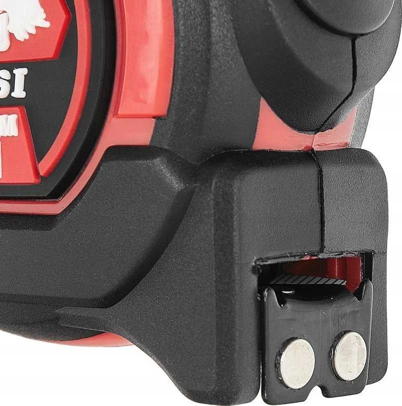 Neo Matavimo juosta suvyniojama nailoninė dvipusė su magnetu ir autostopu 5m/25mm I KLASĖ – ekspozicinis kartonėlis (6/60)