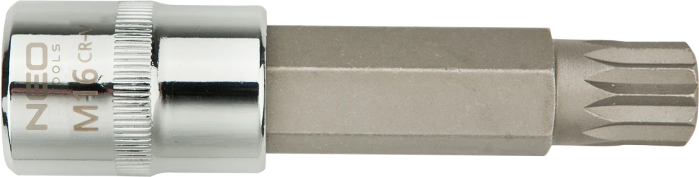 Końcówka Spline antgalis ant 1/2 colio lizdo, M8 x 100 mm
