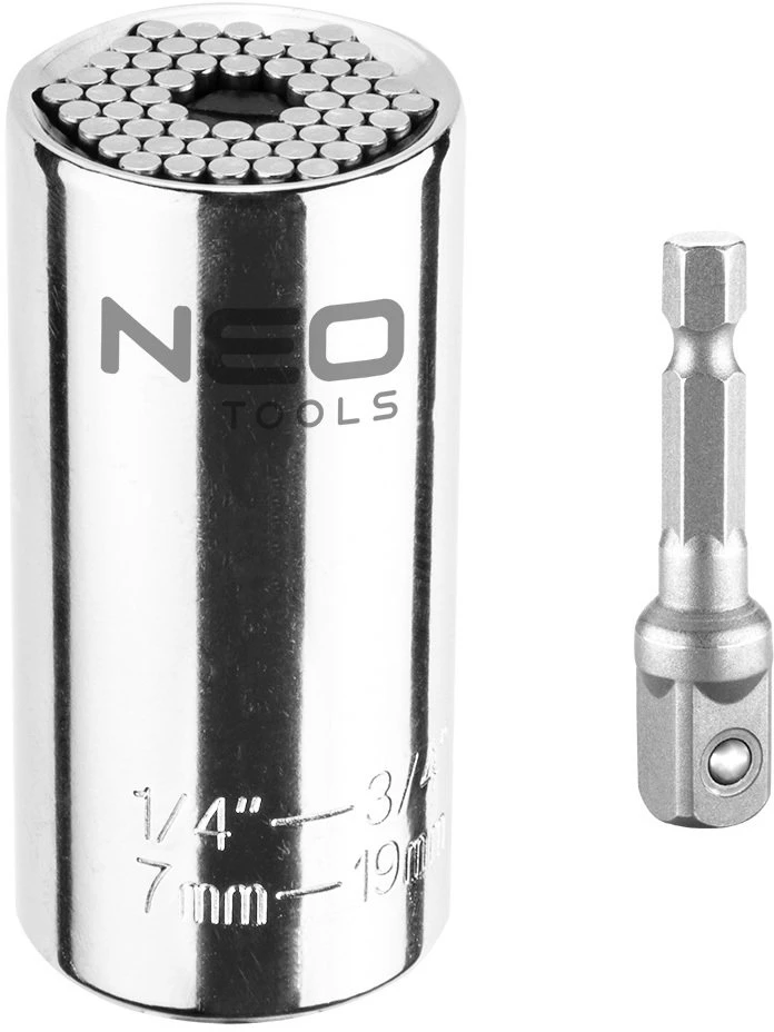 Nasadka Universalus antgalis 7-19 mm, 1/4"-3/4"