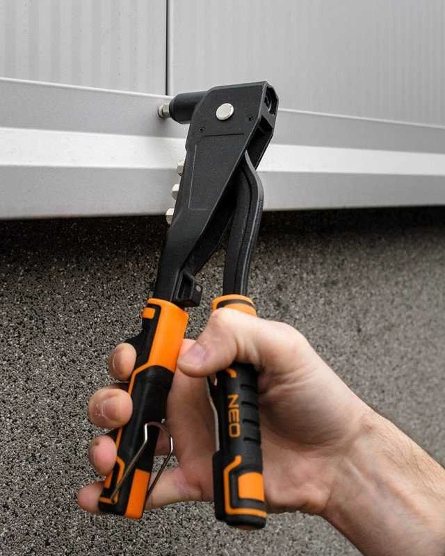 Neo Tools Kniedė plieninėms ir aliuminio kniedėms 2,4 / 3,2 / 4,0 / 4,8 mm
