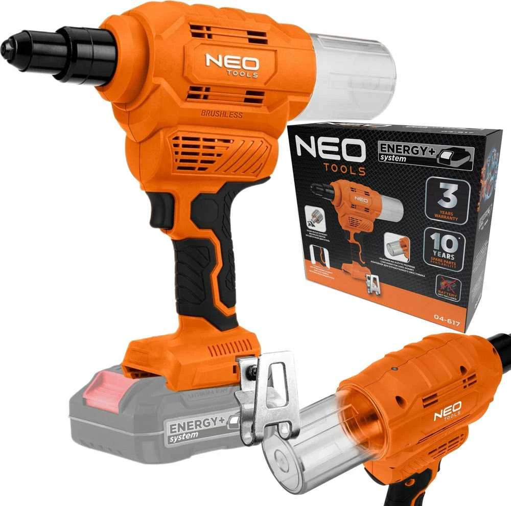 Neo Tools Nitownica 18 V E+ kniediklis, be akumuliatoriaus