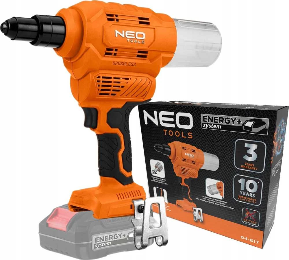 Neo Tools Nitownica 18 V E+ kniediklis, be akumuliatoriaus
