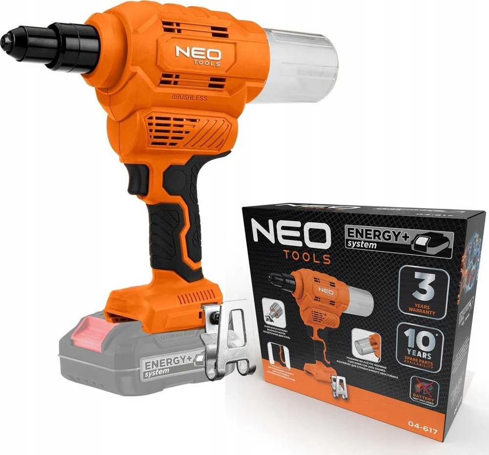 Neo Tools Nitownica 18 V E+ kniediklis, be akumuliatoriaus