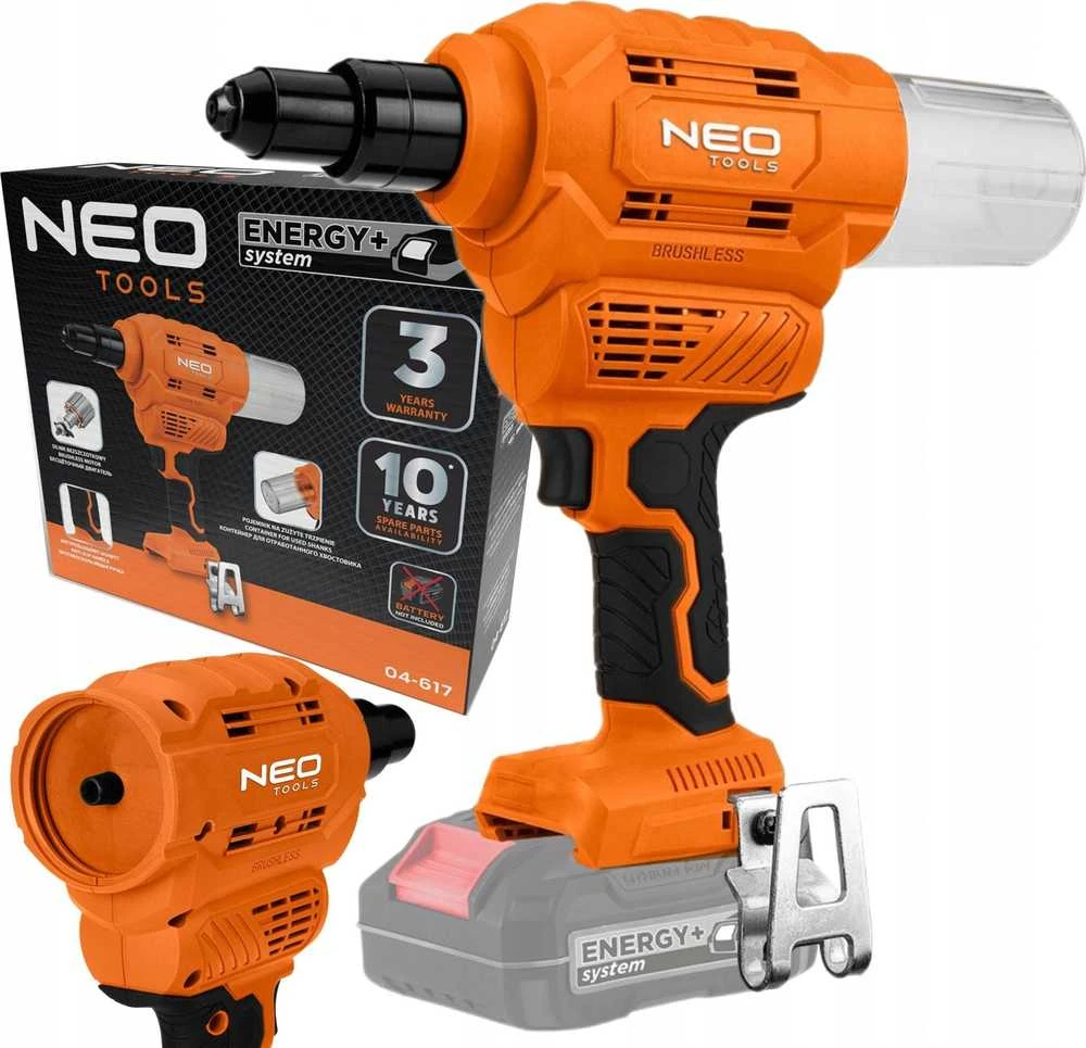 Neo Tools Nitownica 18 V E+ kniediklis, be akumuliatoriaus