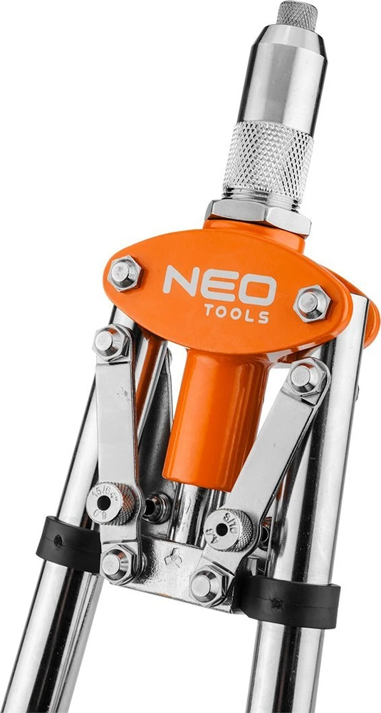 Neo Tools Nitownica Priekinis kniedžių laikiklis plieninėms ir aliumininėms kniedėms 3,2/4,0/4,8/6,0/6,4 mm