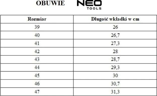 Neo Tools Trzewiki O2 SRC darbo batai, nubuko audinys, 47 dydis