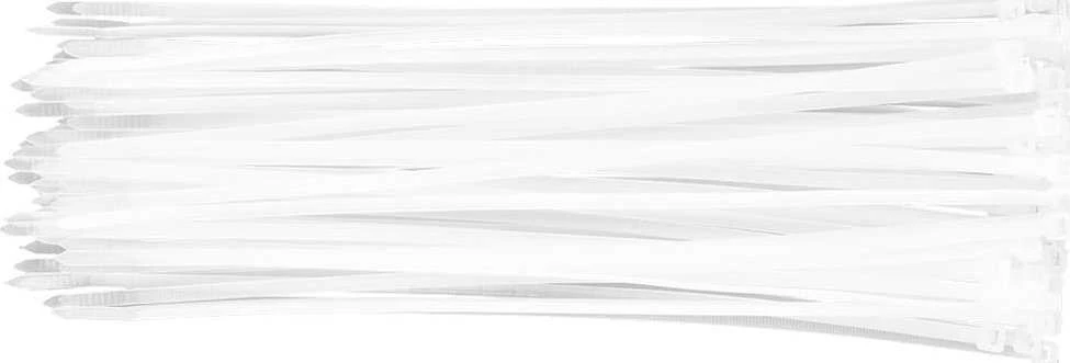 ‎Opaski Kabelių raiščiai 4,8 x 300 mm, 75 vnt., balti