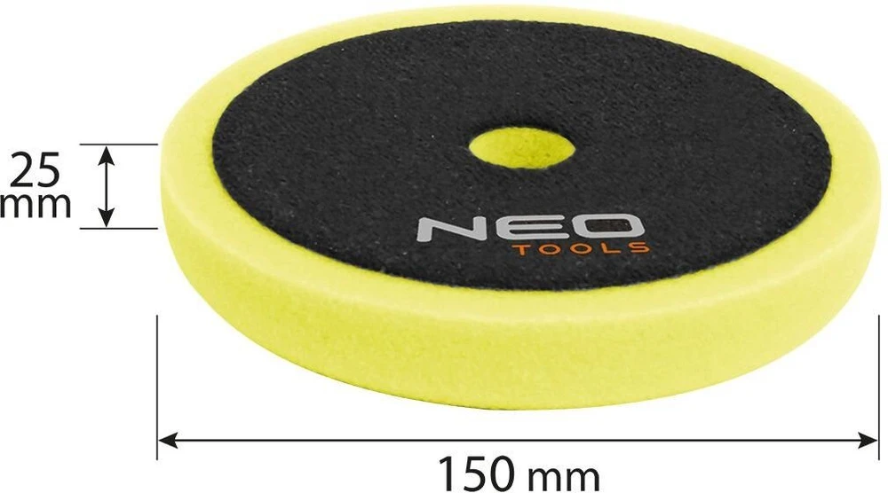 Neo Tools Poliravimo padas NEO, 150 x 25 mm, kietas