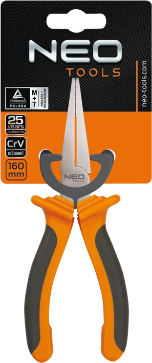 Neo Plokščios replės 160mm - 01-019