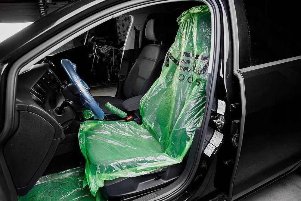 Neo Tools Dėklas- ECO 5 viename apsauginė folija (sėdynei, vairui, pavarų perjungimo svirčiai, rankiniam stabdžiui, kilimėliui) 200 vnt.