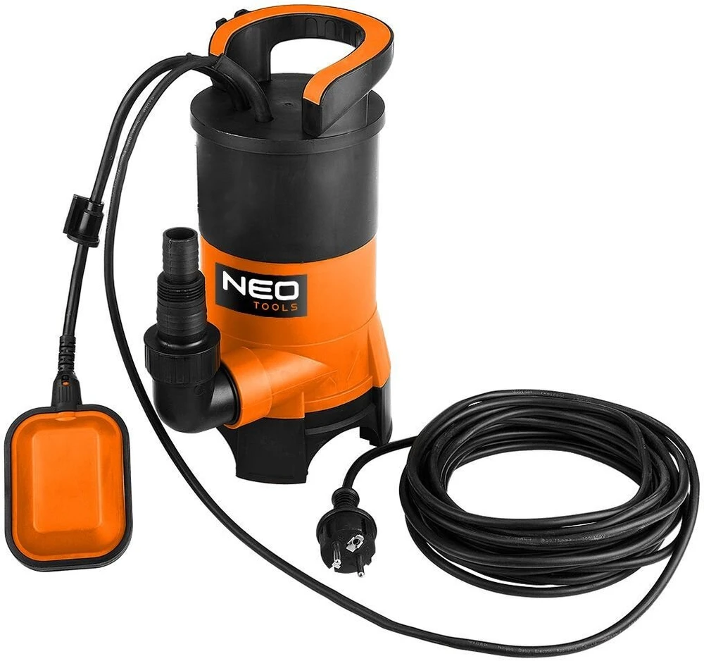 Neo Tools Pompa Panardinamas siurblys nešvariam vandeniui 400 W, 8000 l/h