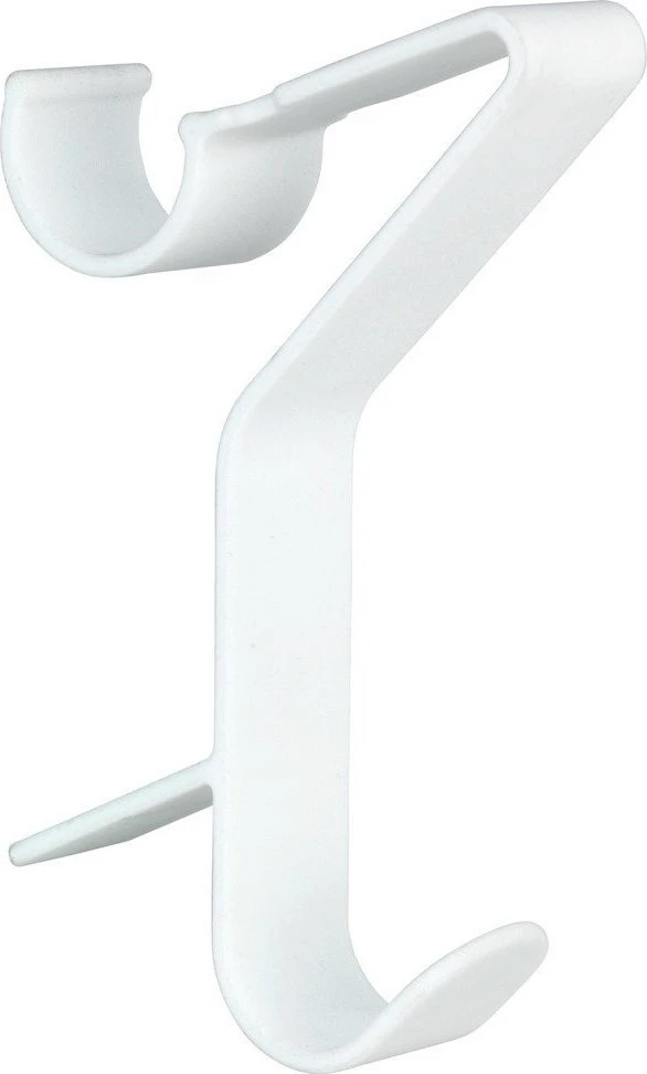 3 Flexi vonios pakabų rinkinys, tvirtinamas prie vamzdinio radiatoriaus, baltas, plastikinis, stabilus tvirtinimas, WENKO