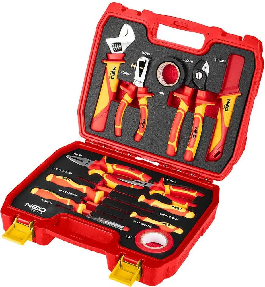 Neo Tools Rinkinys Elektriko rinkinys 13 dalių dėkle
