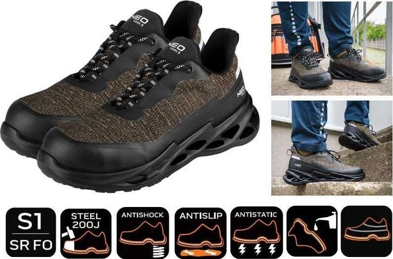 Neo Tools S1 apsauginiai batai su dantyta padu