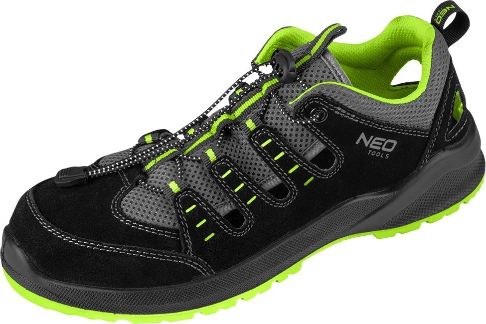 Neo Tools Sandalai S1P SR darbo sandalai, plieninė nosis, plieno nepraduriamas vidpadis, 45 dydis