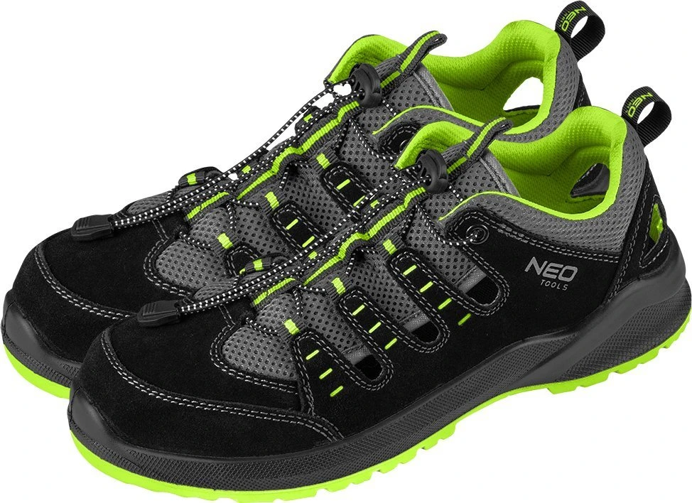 Neo Tools Sandalai S1P SR darbo sandalai, plieninė nosis, plieno nepraduriamas vidpadis, 46 dydis