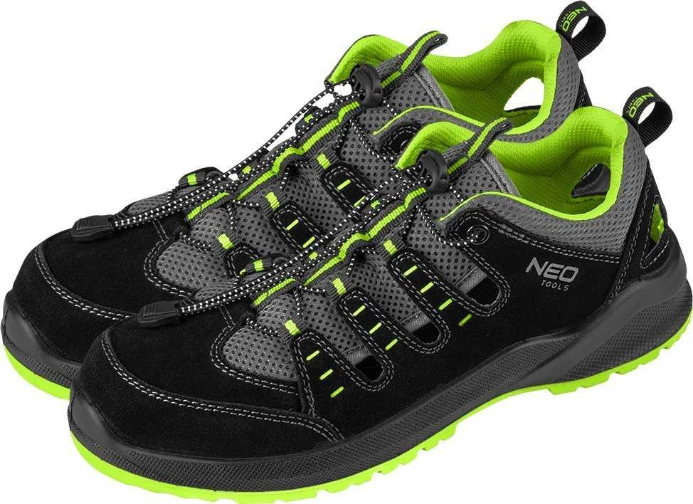 Neo Tools Sandalai S1P SR darbo sandalai, plieninė nosis, plieno nepraduriamas vidpadis, 42 dydis