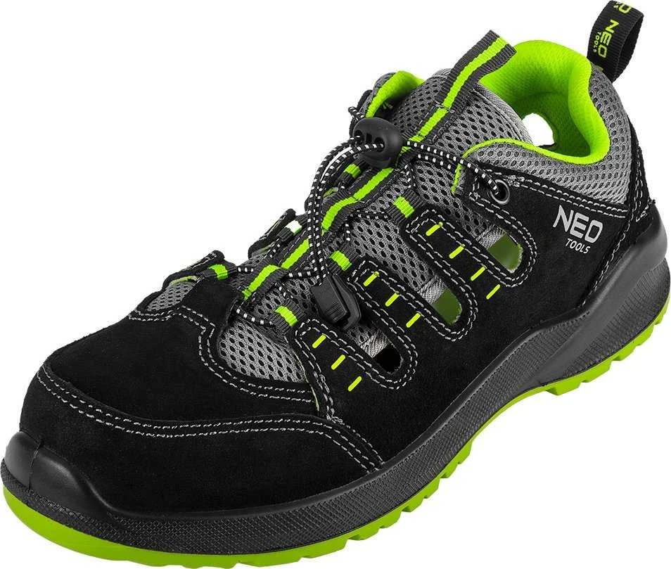 Neo Tools Sandalai S1P SR darbo sandalai, plieninė nosis, plieno nepraduriamas vidpadis, 41 dydis