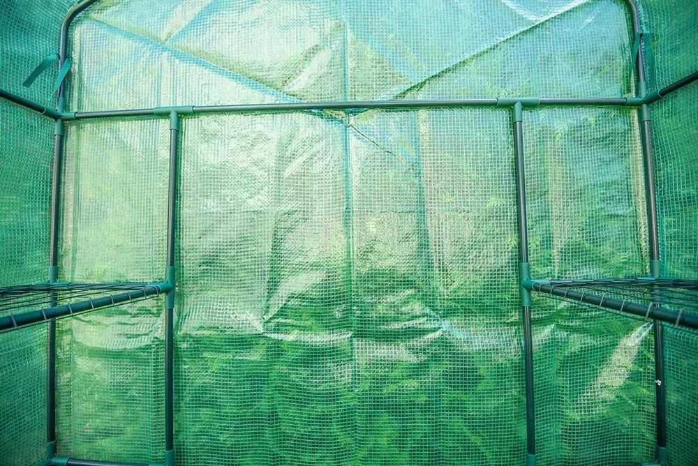 Neo Tools Szklarnia Šiltnamis 143 x 143 x 195 cm, 135 g PE folija, metalinė konstrukcija