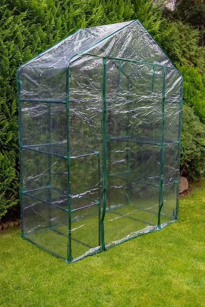 Neo Tools Szklarnia Šiltnamis 143 x 73 x 195 cm, PVC folija, metalinė konstrukcija