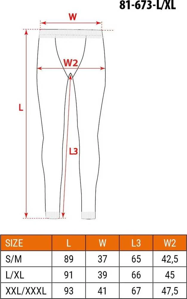 Kalesony CARBON termo ilgos kelnės, L/XL dydis
