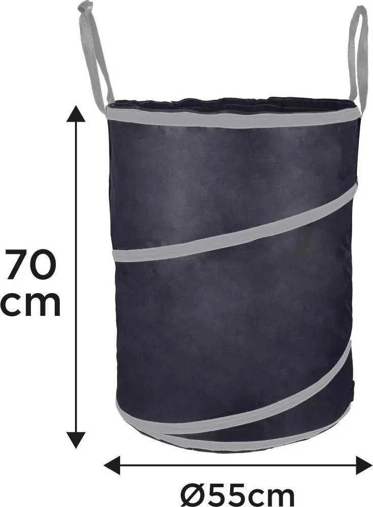 Torba Krepšys Daržo maišas 170 litrų, ilgos rankenos, sulankstomas, 180 g/m2