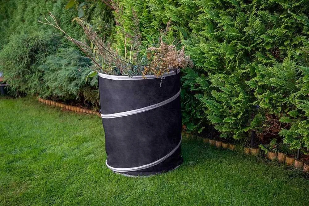 Torba Krepšys Daržo maišas 170 litrų, ilgos rankenos, sulankstomas, 180 g/m2
