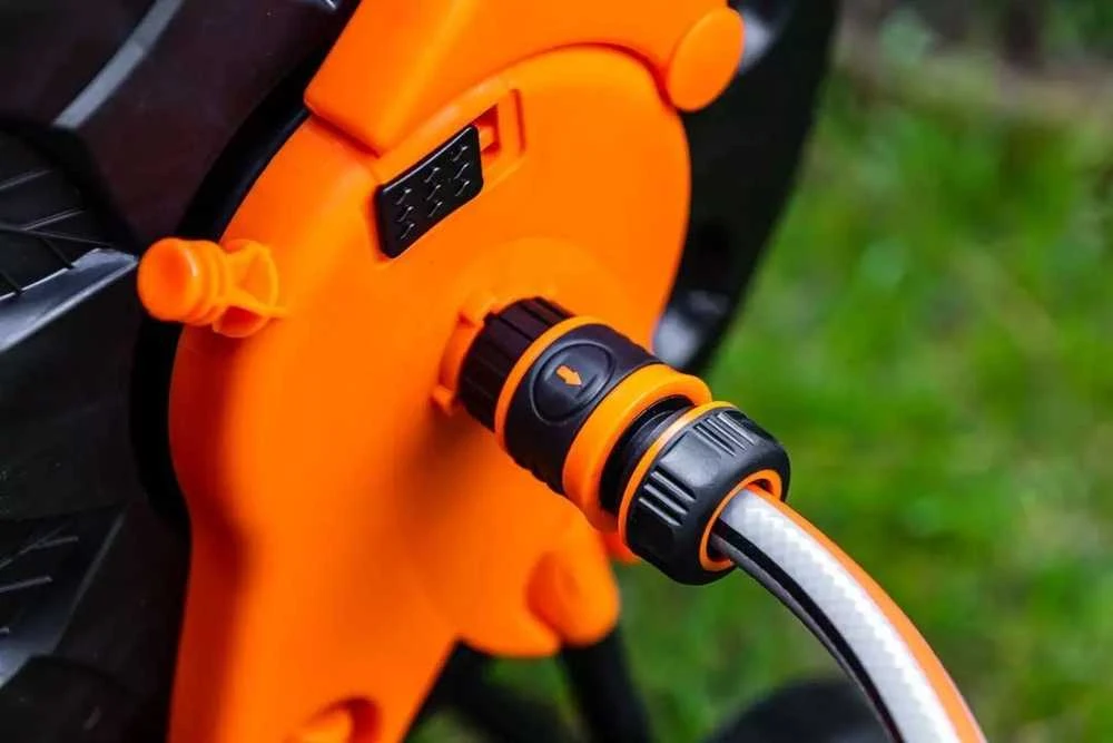 Neo Tools Vežimėlis Sodo žarnos vežimėlis, plastikinis, iki 60 m 1/2 colio žarnos