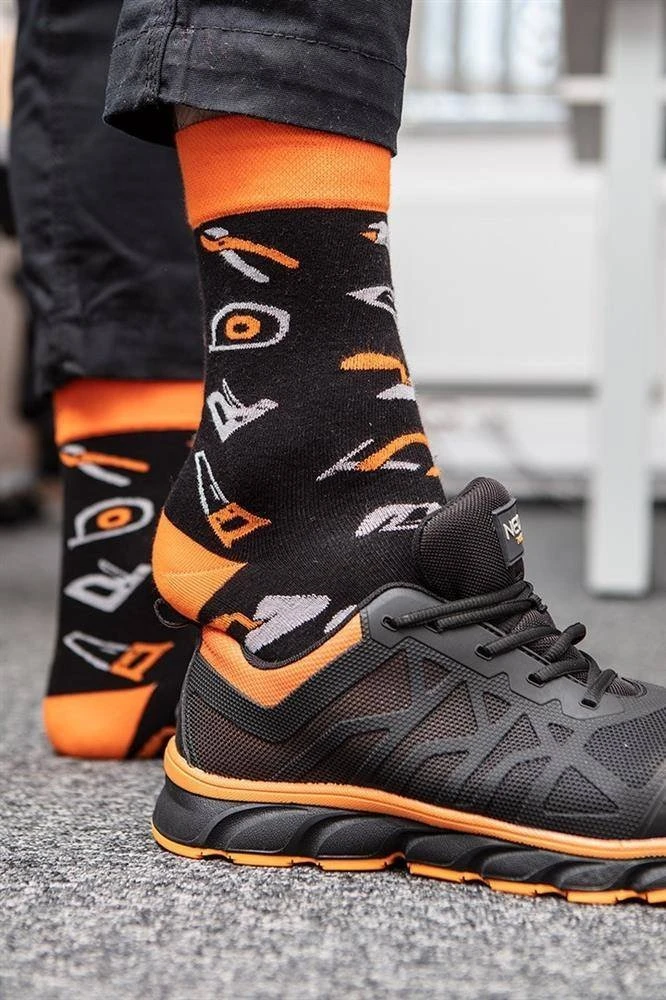 Skarpety Spalvotos NEO TOOLS kojinės, dydis 39-42