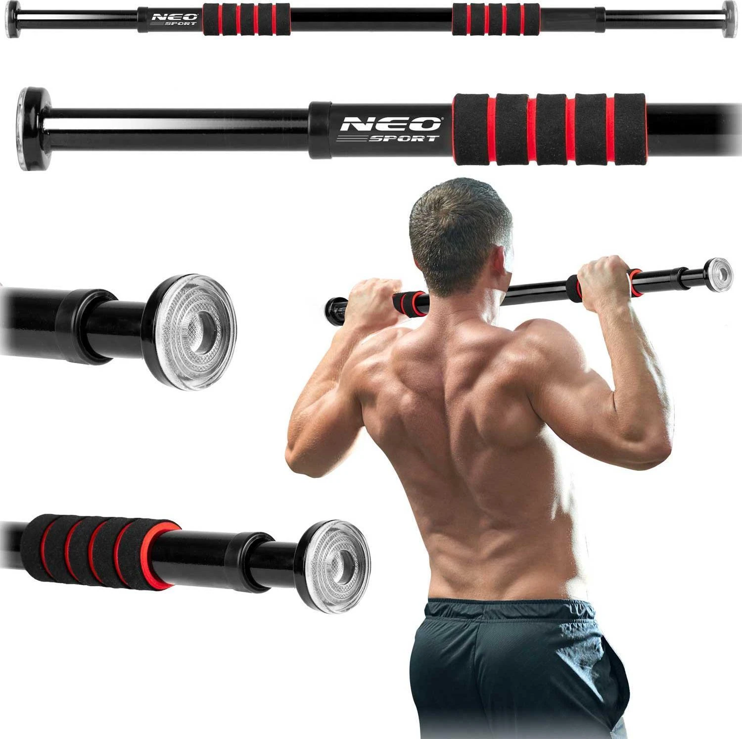 Neo-Sport Prisitraukimų skersinis 60–85 cm NS-310