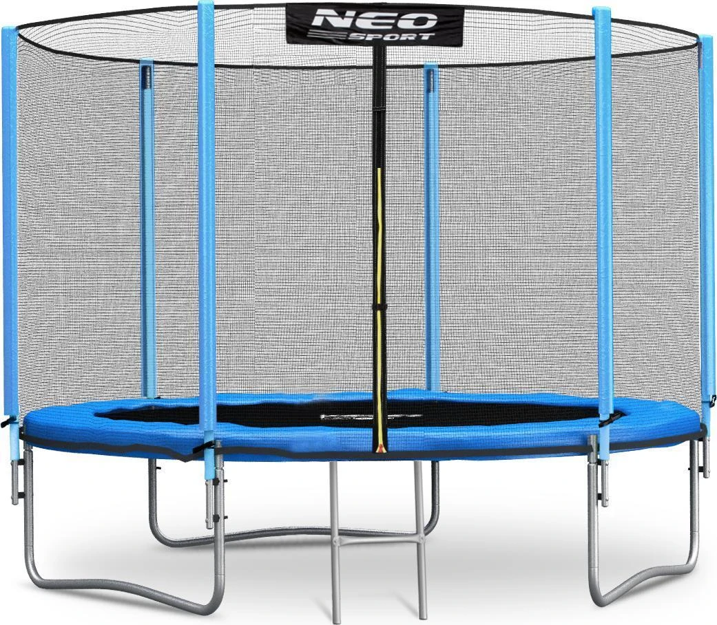 6 pėdų / 183 cm sodo batutas su lauko tinkleliu ir Neo-Sport kopėčiomis