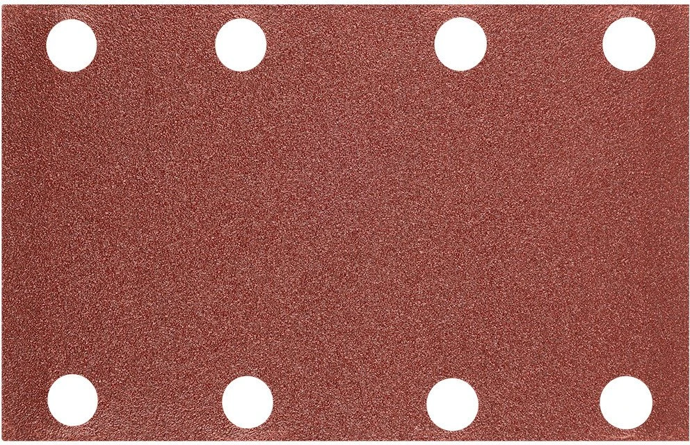 Papier Stačiakampis švitrinis popierius, 8 skylutės, 130 x 80 mm, P120, skirtas 04-623, 5 vnt.