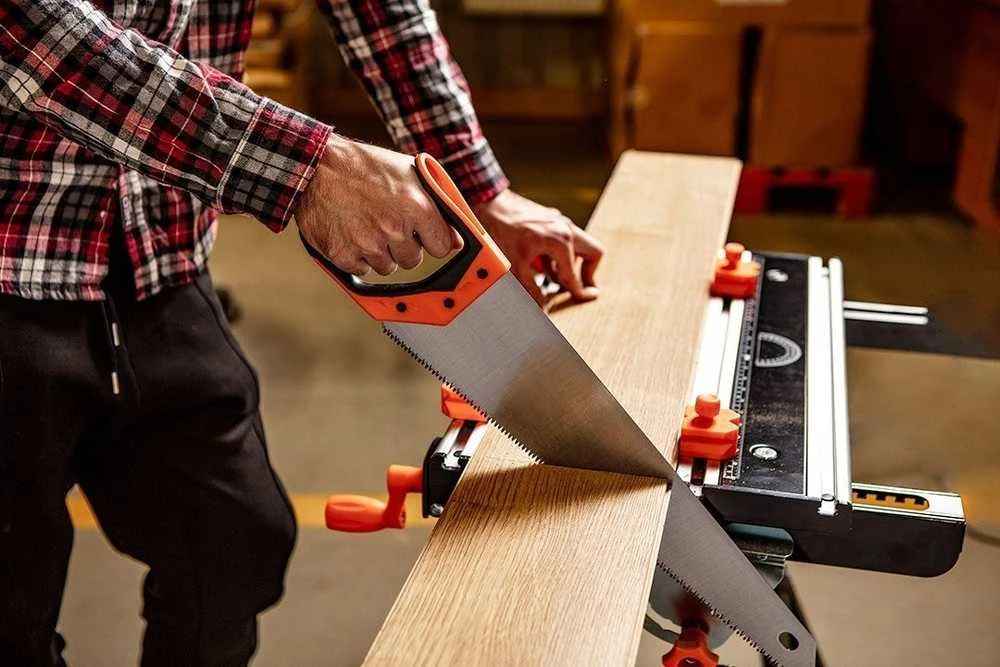 Neo Tools Stół Reguliuojamas aliuminio darbastalis 60 x 58 x 77–107 cm